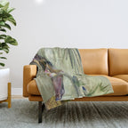 Alligator Study  Throw Blanket Gallery Image 1