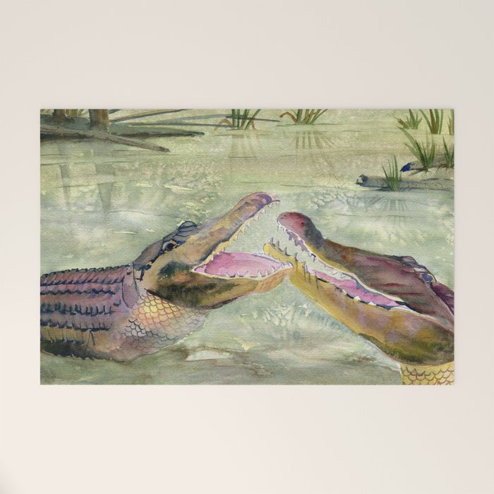 Alligator Study  Welcome Mat Gallery Image 1