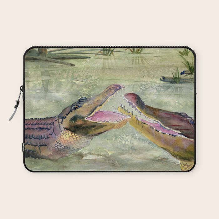 Alligator Study  Laptop Sleeve Gallery Image 1