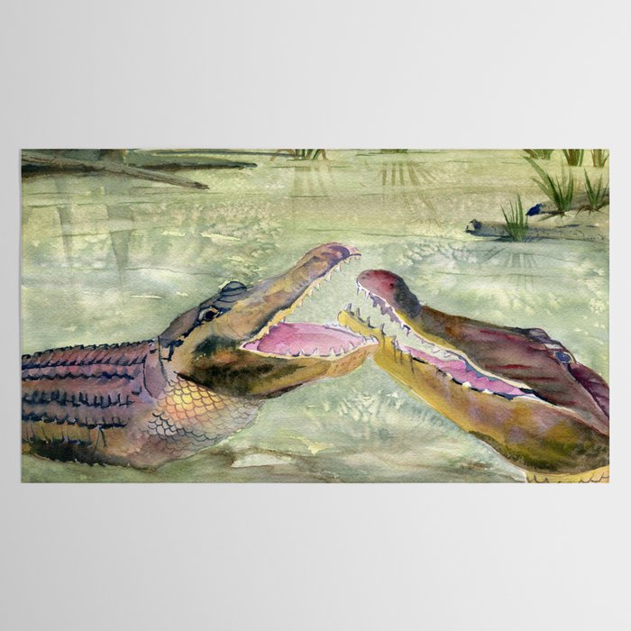 Alligator Study  Tablecloth Gallery Image 2