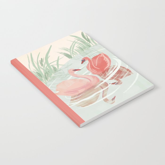 Pink Swans Notebook Gallery Image 2