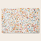 Tan Terrazzo | Eclectic Quirky Confetti Painting | Celebration Colorful Boho Happy Party Graphic  Cutting Board Gallery Image 1