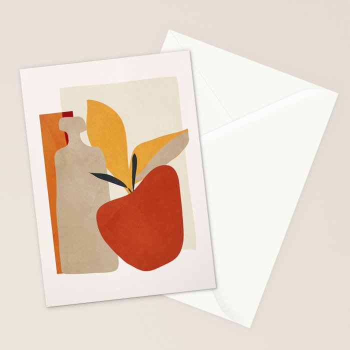 Red Apple Stationery Card Gallery Image 2