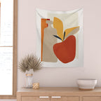 Red Apple Wall Tapestry Gallery Image 2