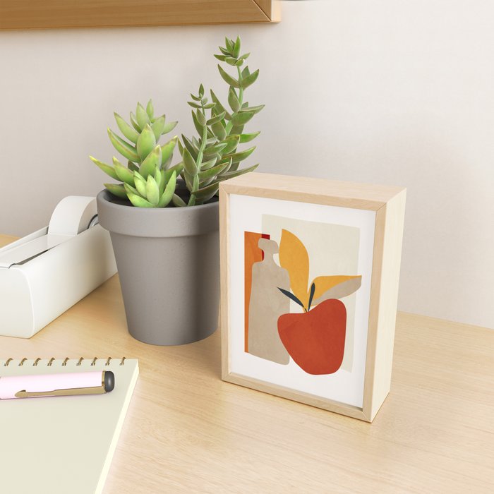 Red Apple Mini Art Print Gallery Image 2
