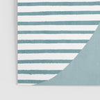 Teal White Lines Minimalist Artwork 01 Poster Gallery Image 3