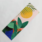 Abstract Art Tropical Leaves 126 Yoga Mat Gallery Image 1