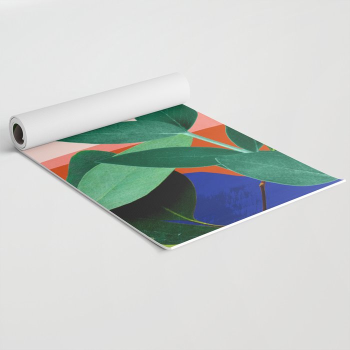 Abstract Art Tropical Leaves 126 Yoga Mat Gallery Image 2