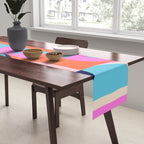 Blue Pink Girl Table Runner Gallery Image 2