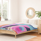 Blue Pink Girl Duvet Cover Gallery Image 2