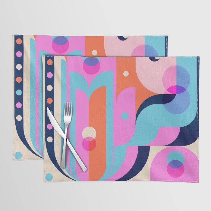 Blue Pink Girl Placemat Gallery Image 1