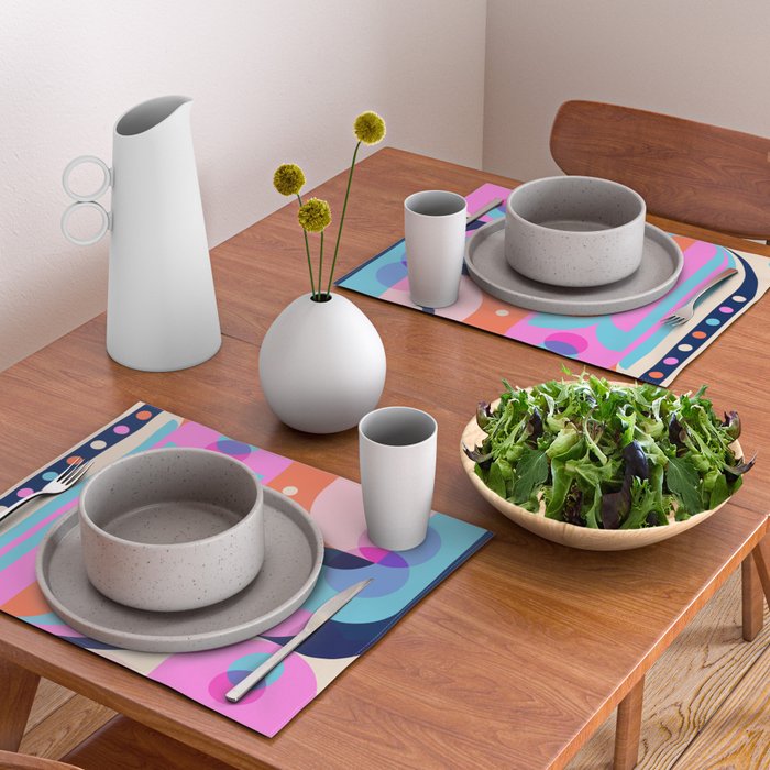 Blue Pink Girl Placemat Gallery Image 2