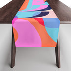 Blue Pink Girl Table Runner Gallery Image 1