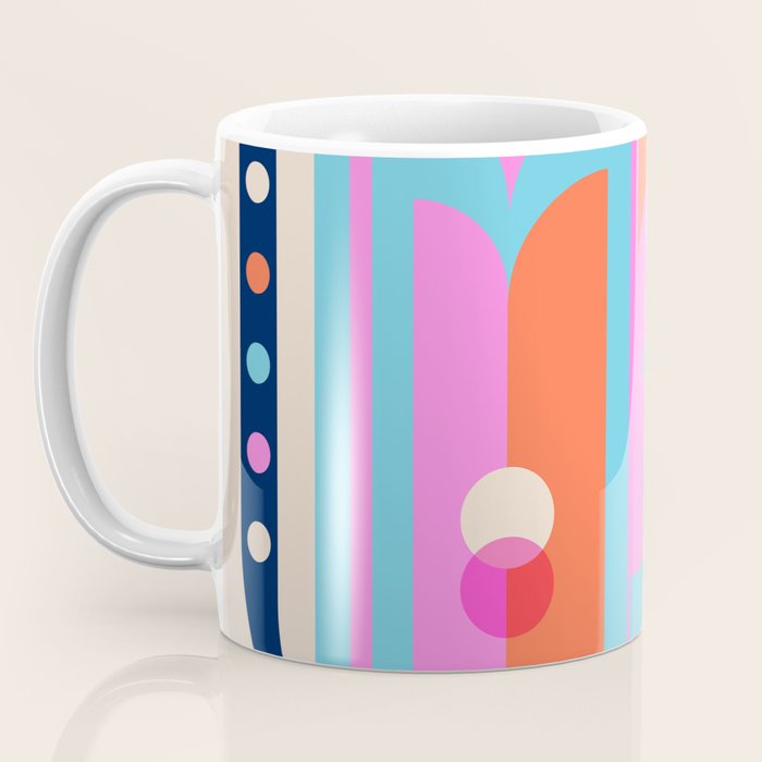 Blue Pink Girl Coffee Mug Gallery Image 3