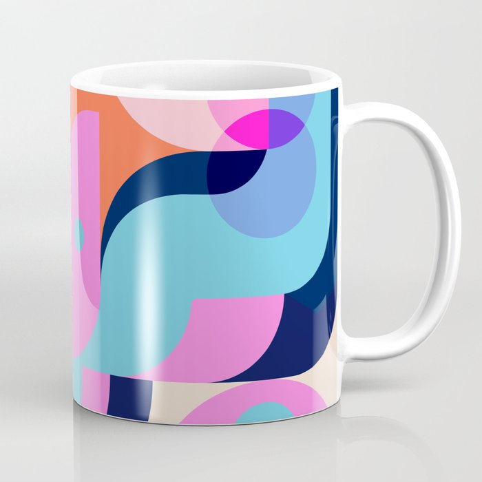 Blue Pink Girl Coffee Mug Gallery Image 1