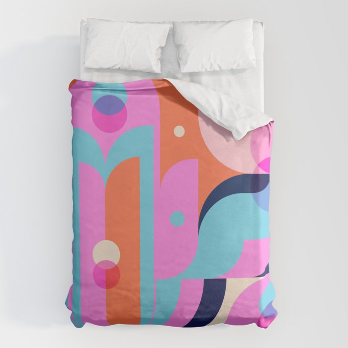 Blue Pink Girl Duvet Cover Gallery Image 6