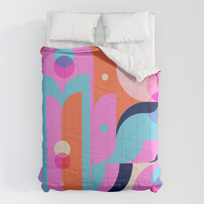 Blue Pink Girl Comforter Gallery Image 1