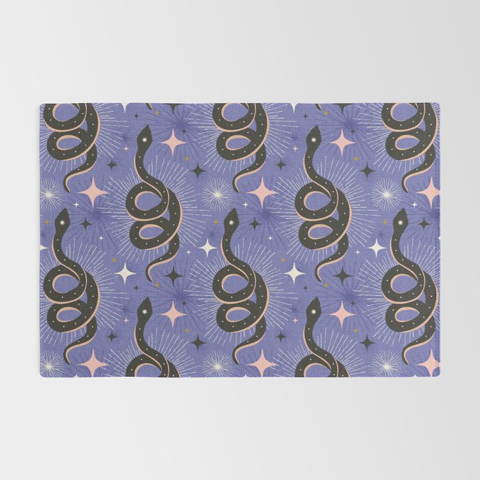 Slither Through The Stars Very Peri Rug Gallery Image 2
