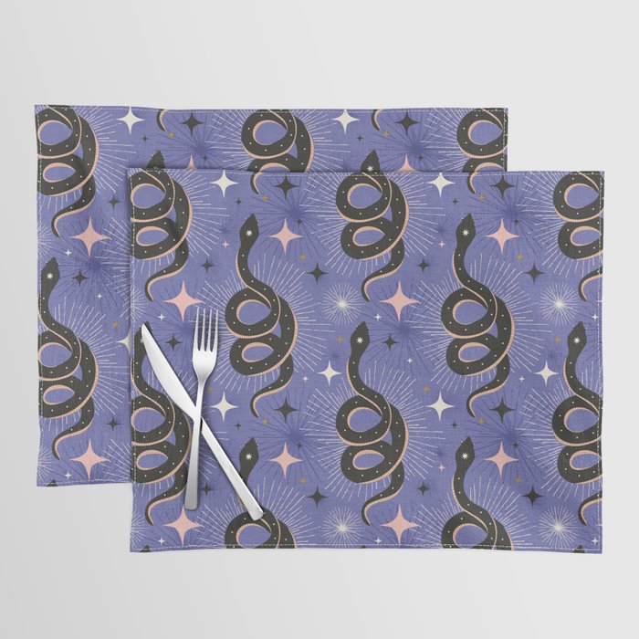 Slither Through The Stars Very Peri Placemat Gallery Image 1