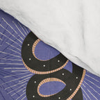 Slither Through The Stars Very Peri Comforter Gallery Image 4