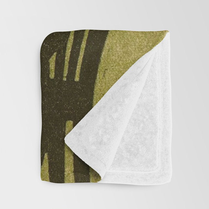 Green Eye Suit Man - Le Temoin Throw Blanket Gallery Image 3