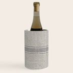 Vintage Grain sack Grey Linen  Wine Chiller Gallery Image 1