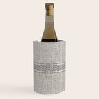 Vintage Grain sack Grey Linen  Wine Chiller Gallery Image 3