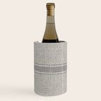 Vintage Grain sack Grey Linen  Wine Chiller Gallery Image 2