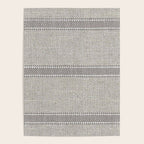 Vintage Grain sack Grey Linen  Poster Gallery Image 4