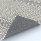 Vintage Grain sack Grey Linen  Rug Gallery Image 4