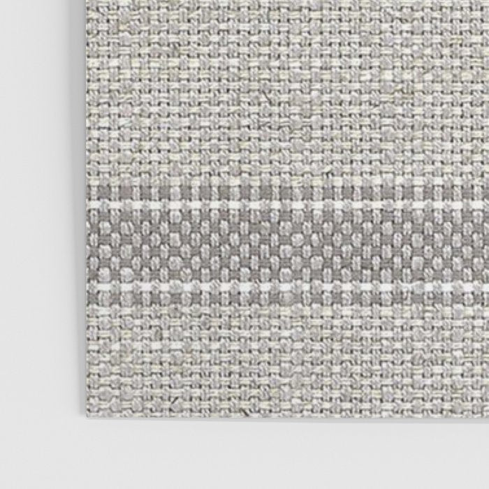 Vintage Grain sack Grey Linen  Poster Gallery Image 3