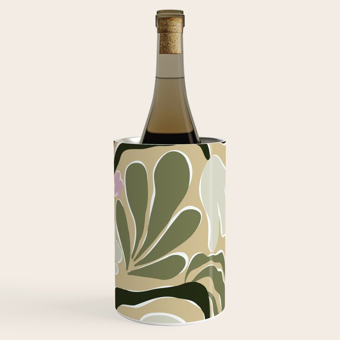 Mid-Century Floral Fantasy Wine Chiller Gallery Image 3
