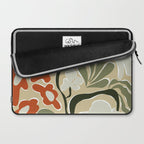 Mid-Century Floral Fantasy Laptop Sleeve Gallery Image 2