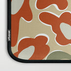 Mid-Century Floral Fantasy Laptop Sleeve Gallery Image 3
