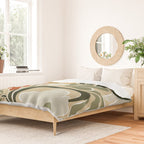 Mid-Century Floral Fantasy Duvet Cover Gallery Image 2
