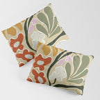 Mid-Century Floral Fantasy Pillow Sham Gallery Image 3