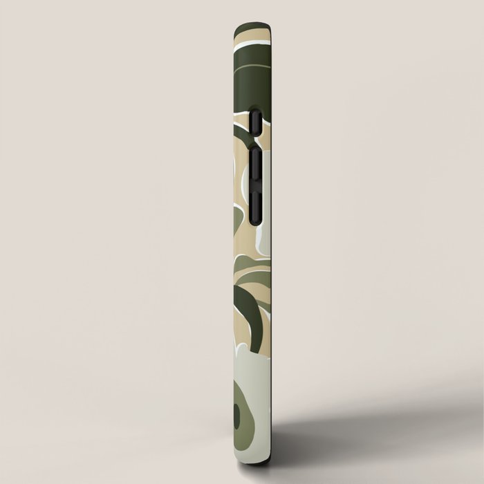 Mid-Century Floral Fantasy iPhone Case Gallery Image 2