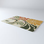 Mid-Century Floral Fantasy Rug Gallery Image 3