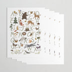Woodland forest alphabet Wrapping Paper Gallery Image 3