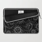Black Magic Celestial Sun Moon Stars Laptop Sleeve Gallery Image 2