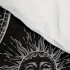 Black Magic Celestial Sun Moon Stars Comforter Gallery Image 4