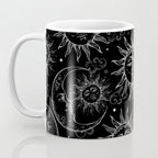 Black Magic Celestial Sun Moon Stars Coffee Mug Gallery Image 3