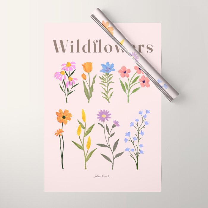 Wildflowers Wrapping Paper Gallery Image 1