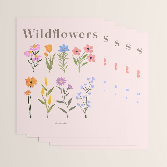 Wildflowers Wrapping Paper Gallery Image 3