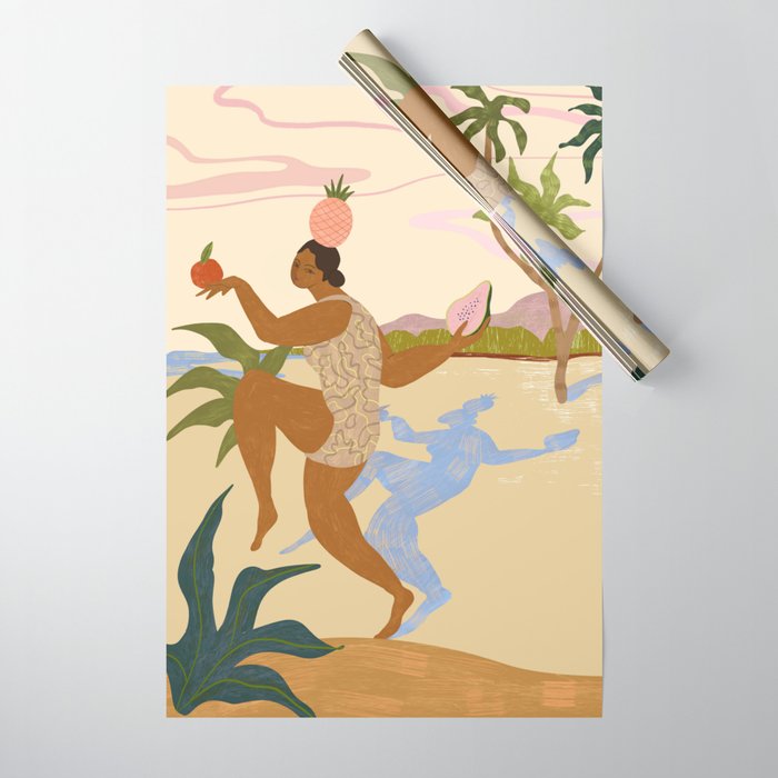 Balancing Act Wrapping Paper Gallery Image 1
