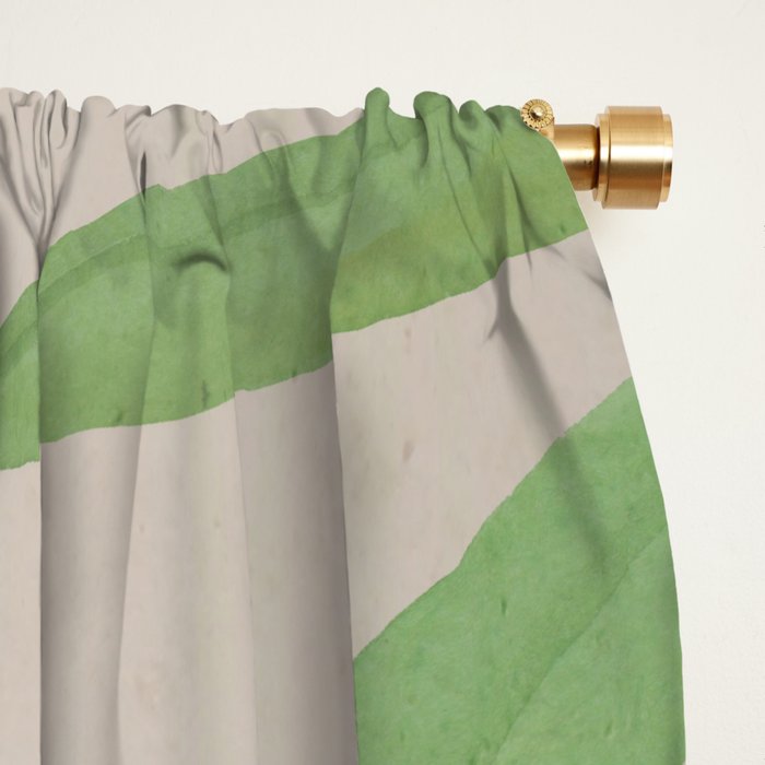 Abstract Art Tropical Leaves 39 Window Curtain Gallery Image 2