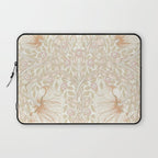 William Morris Vintage Pimpernel Cochineal Pink Laptop Sleeve Gallery Image 1
