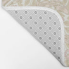 William Morris Vintage Pimpernel Cochineal Pink Bath Mat Gallery Image 2