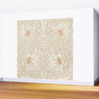 William Morris Vintage Pimpernel Cochineal Pink Wall Mural Gallery Image 2