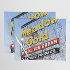 Tulsa Oklahoma Photography x Meadow Gold Vintage Neon Sign Route 66 Placemat Gallery Image 1